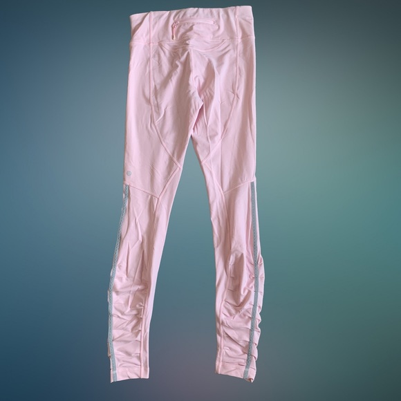 Lululemon Run: Stay On Course Tights Pink Sz 6 - Picture 3 of 4